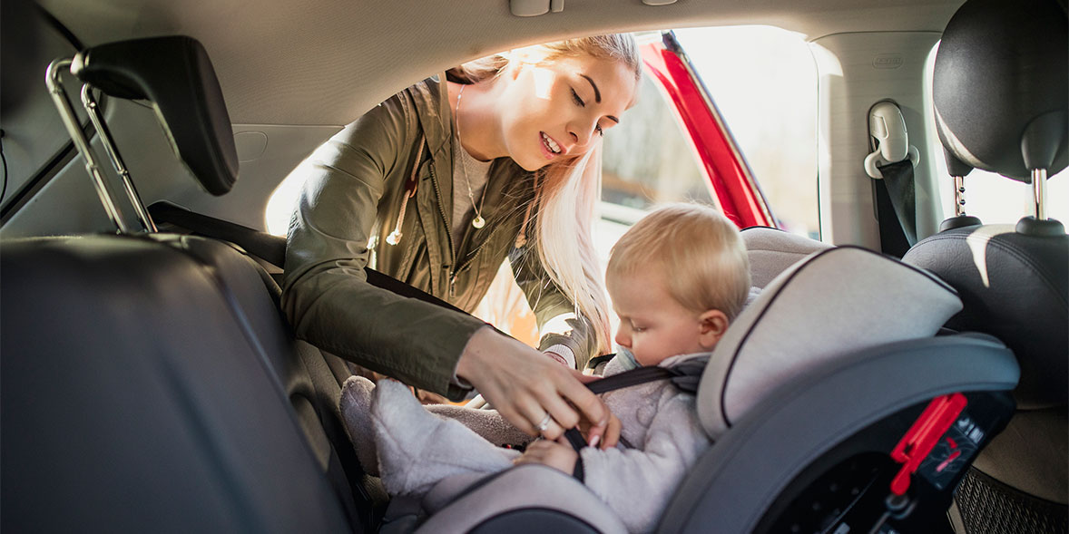 Child in car seat