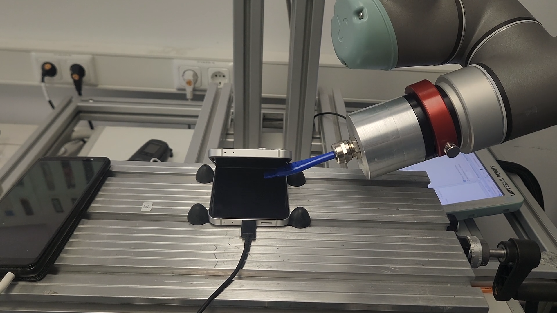 Samsung Galaxy Z Flip6 folding test at the Which? labs