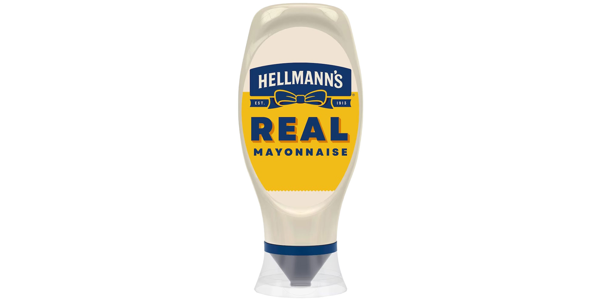 Bottle of Hellmann's Real Mayonnaise