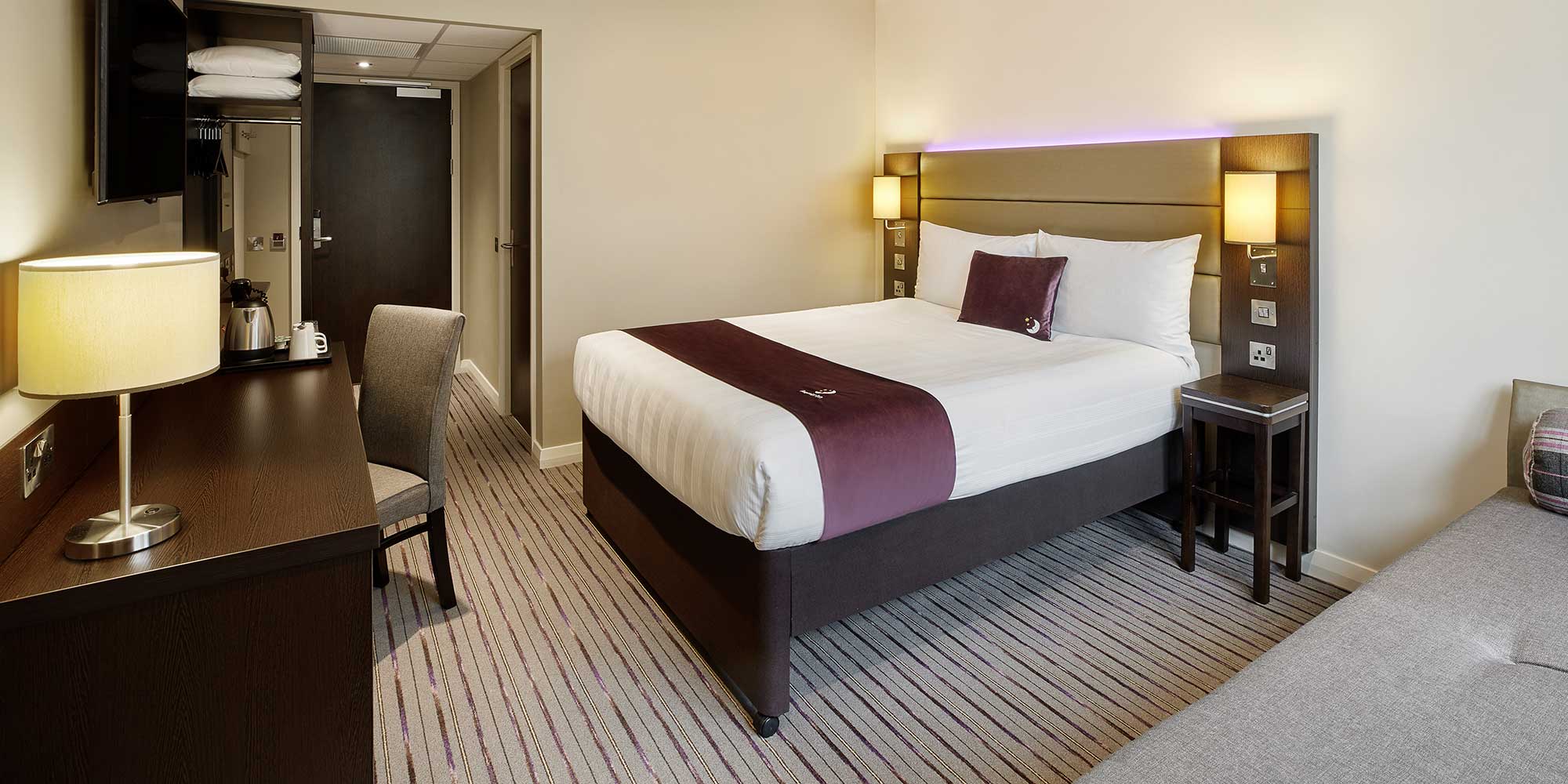 Bedroom at Premier Inn