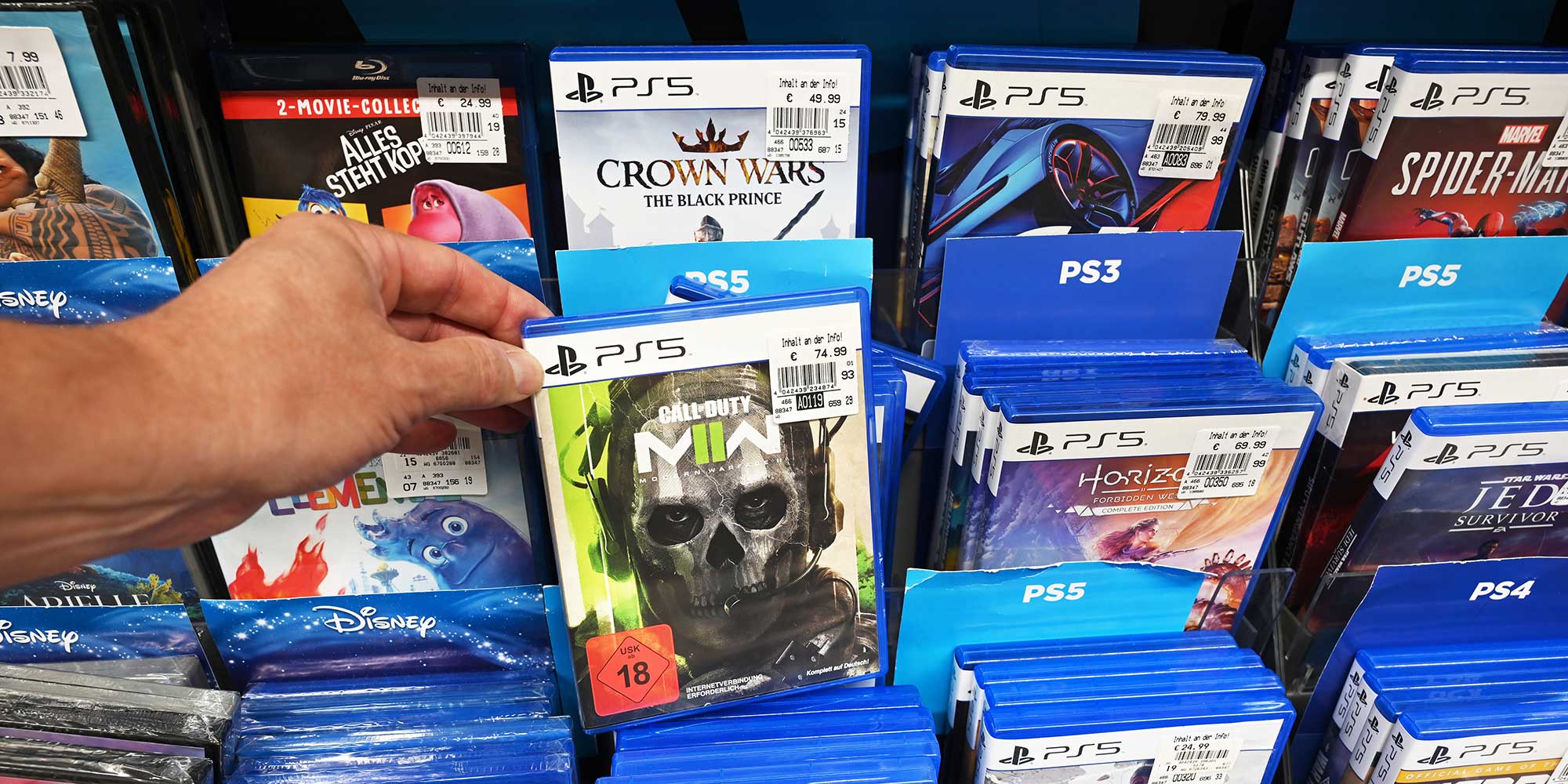 Second-hand playstation games