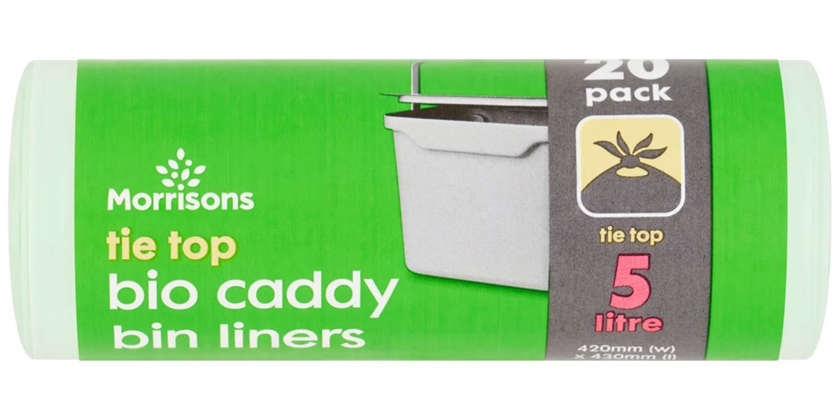 Morrisons Bio Caddy Pedal Bin Liners