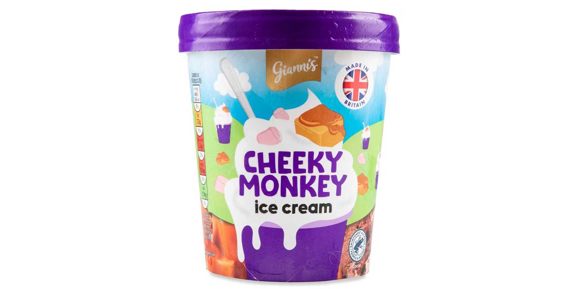 Recalled Aldi ice cream