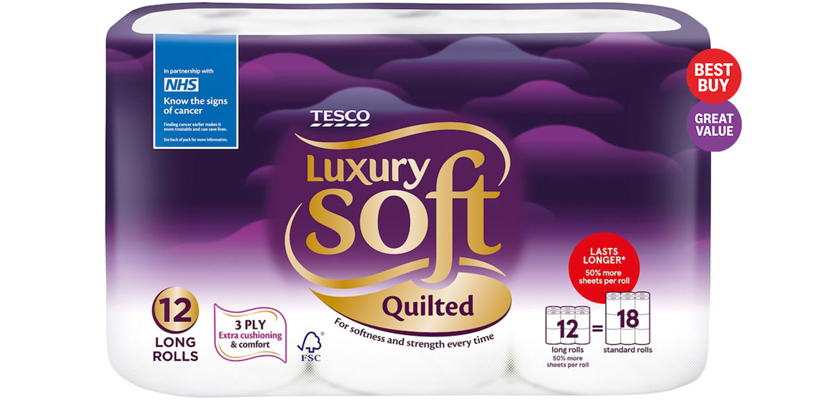 Tesco Luxury Soft Quilted