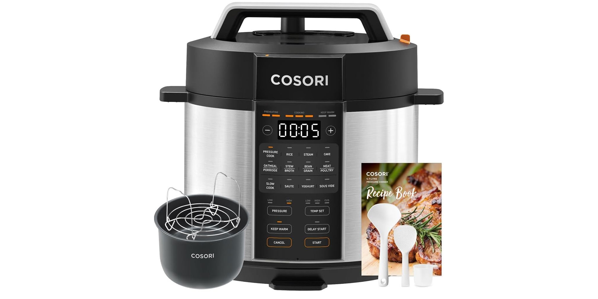 Cosori Pressure Cooker, 5.7L