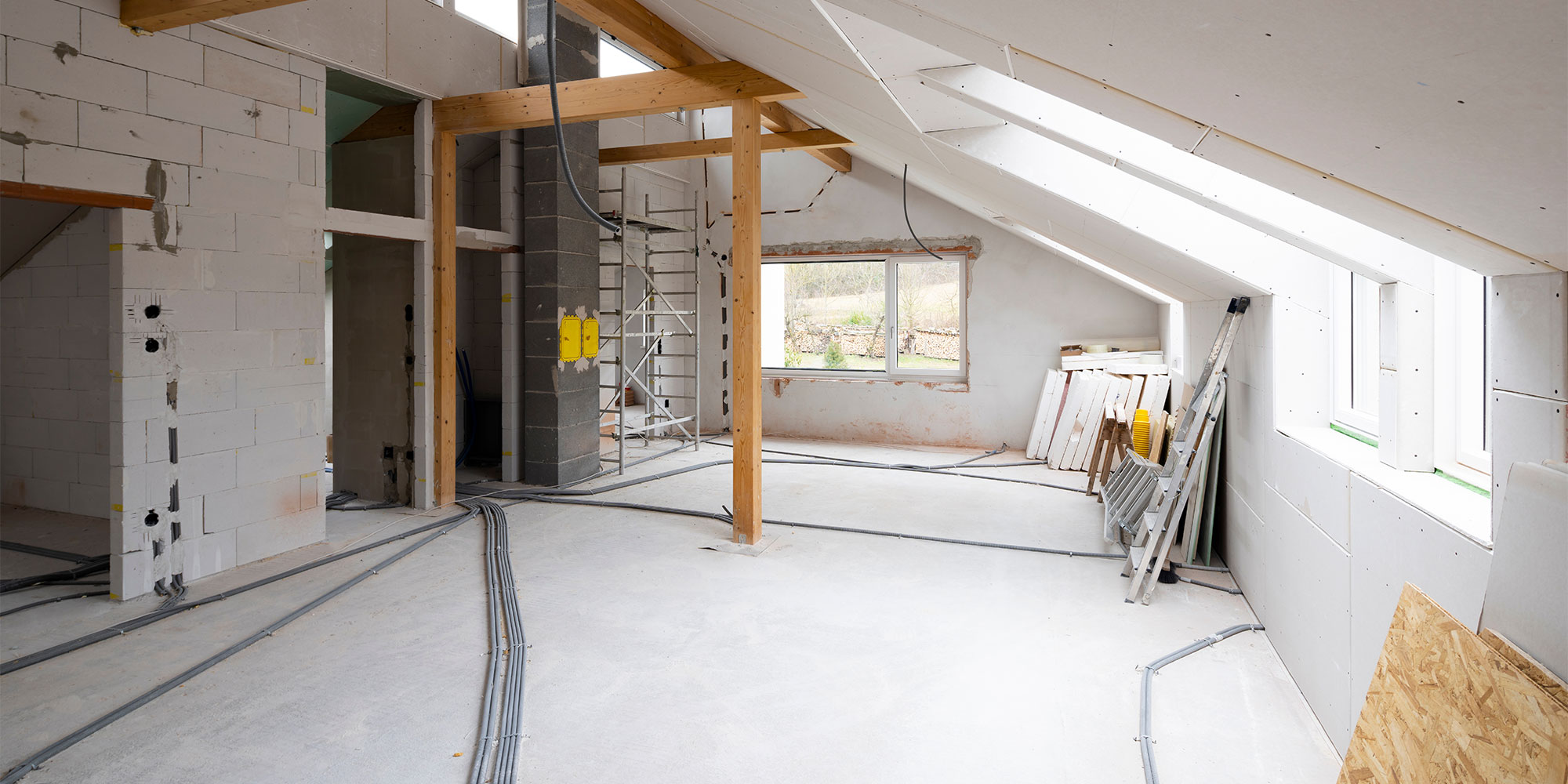 loft conversion in progress