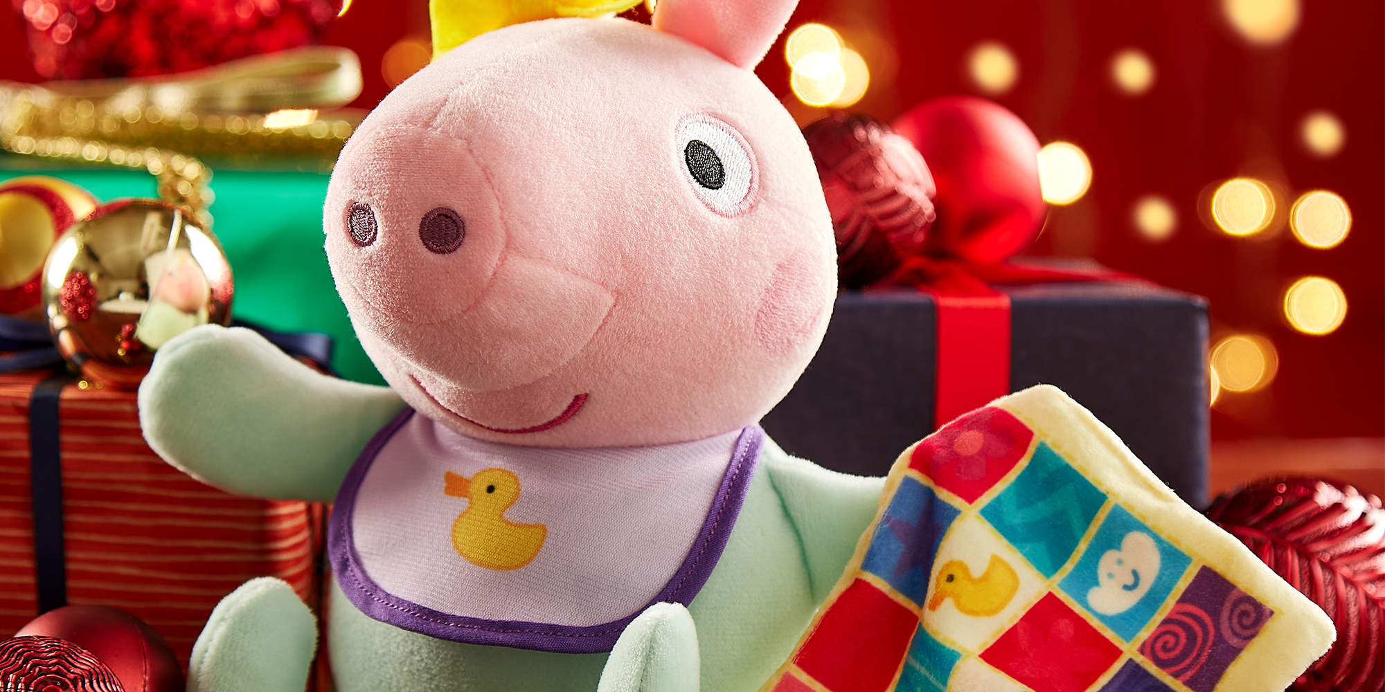 Peppa Pig Baby Evie with Blanket Plush