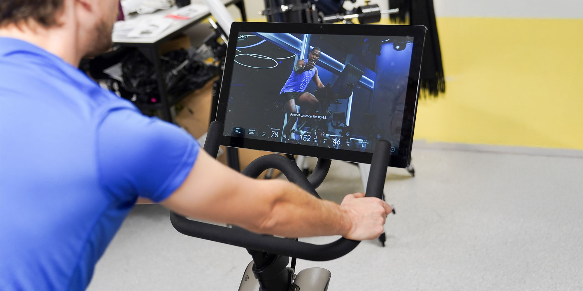 Peloton Image with screen