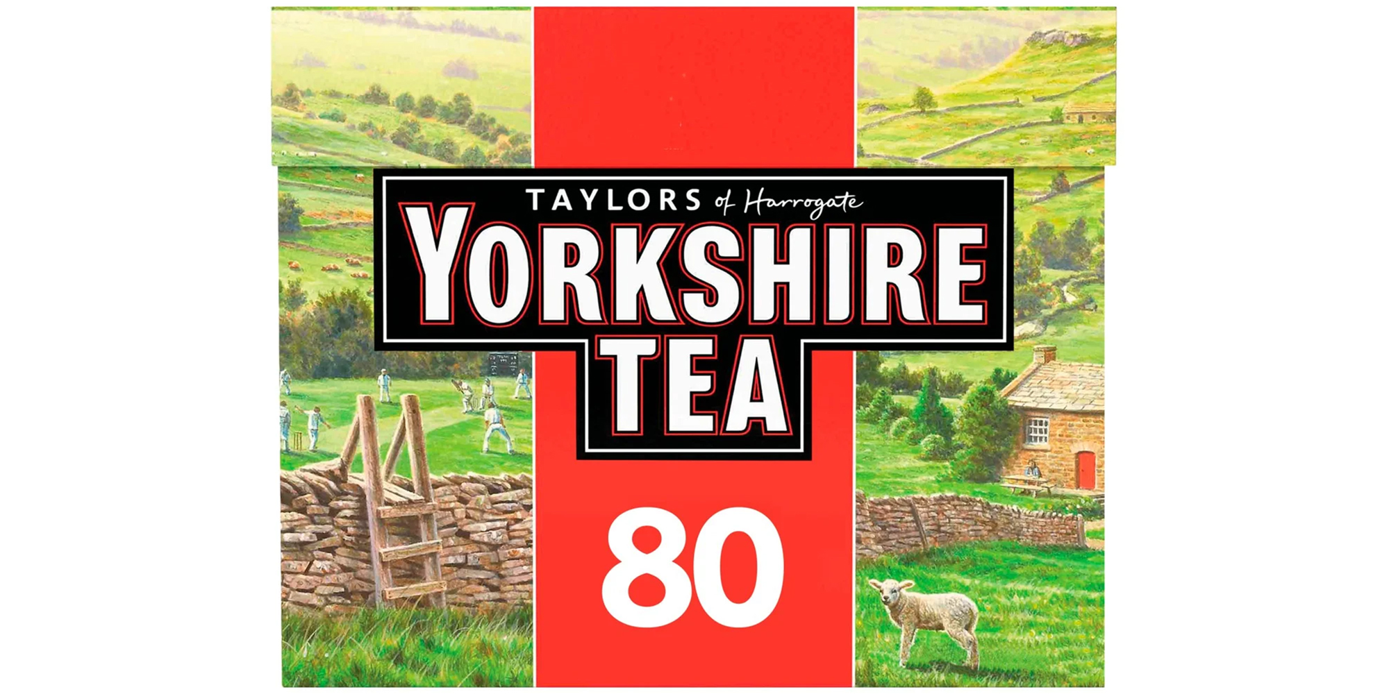 Box of Yorkshire Tea bags