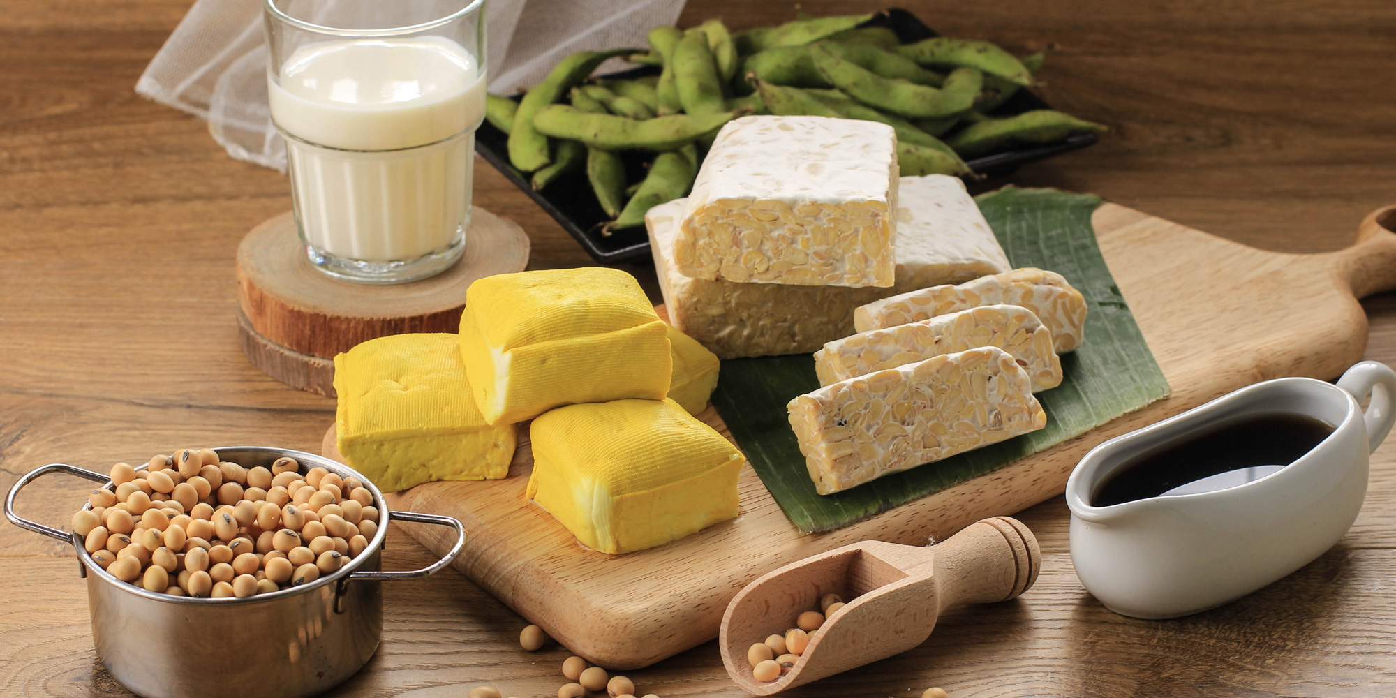 Tempeh and tofu