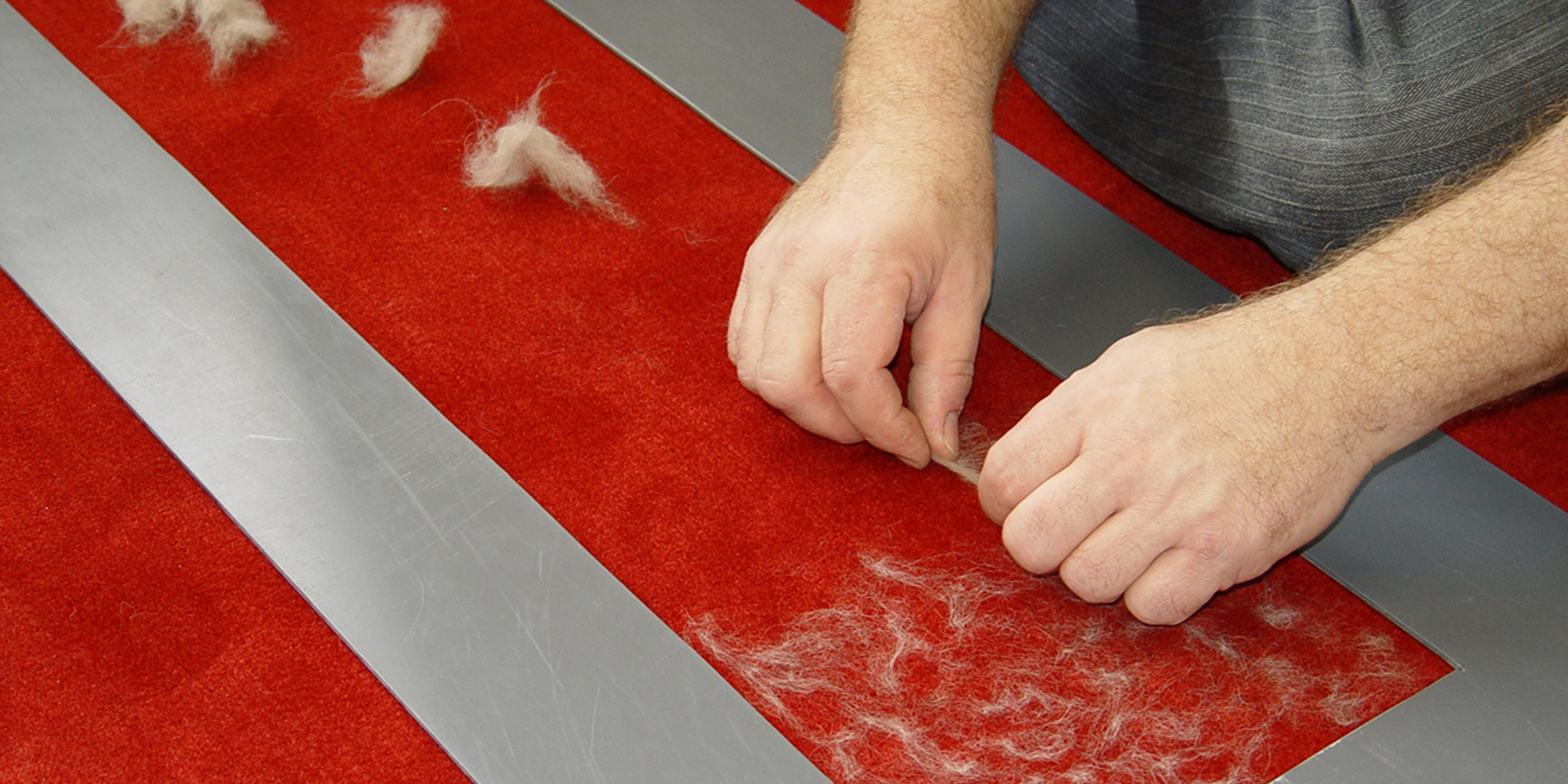 Which? vacuum cleaner test with pet hair on carpet