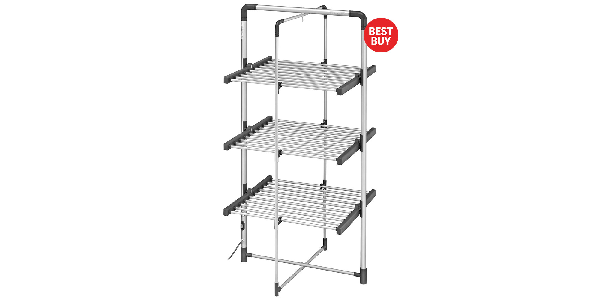 Black+Decker 63099 Three Tier Heated Clothes Airer