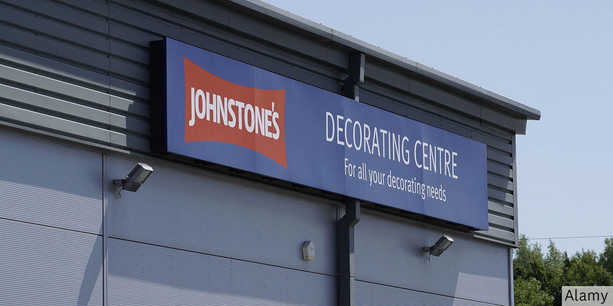 The front of a Johnstoner's Decorating Centre store.