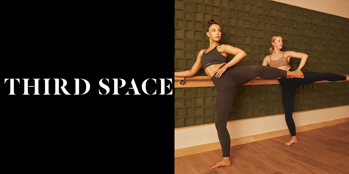 Third space gym review two women exercising on the barre class