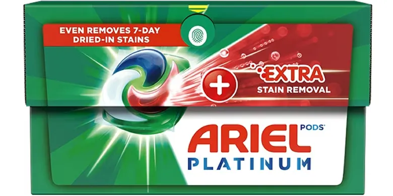 Ariel Platinum + Extra Stain Removal Pods 