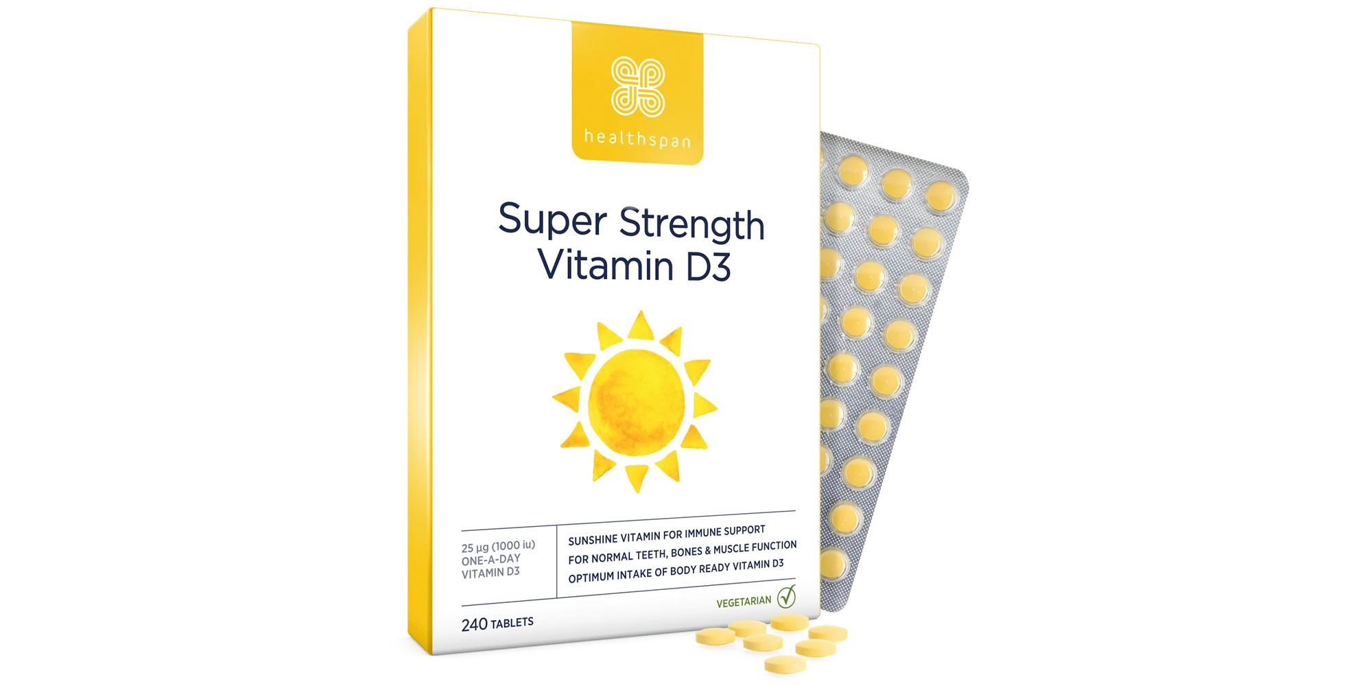 Healthspan vitamin D tablets