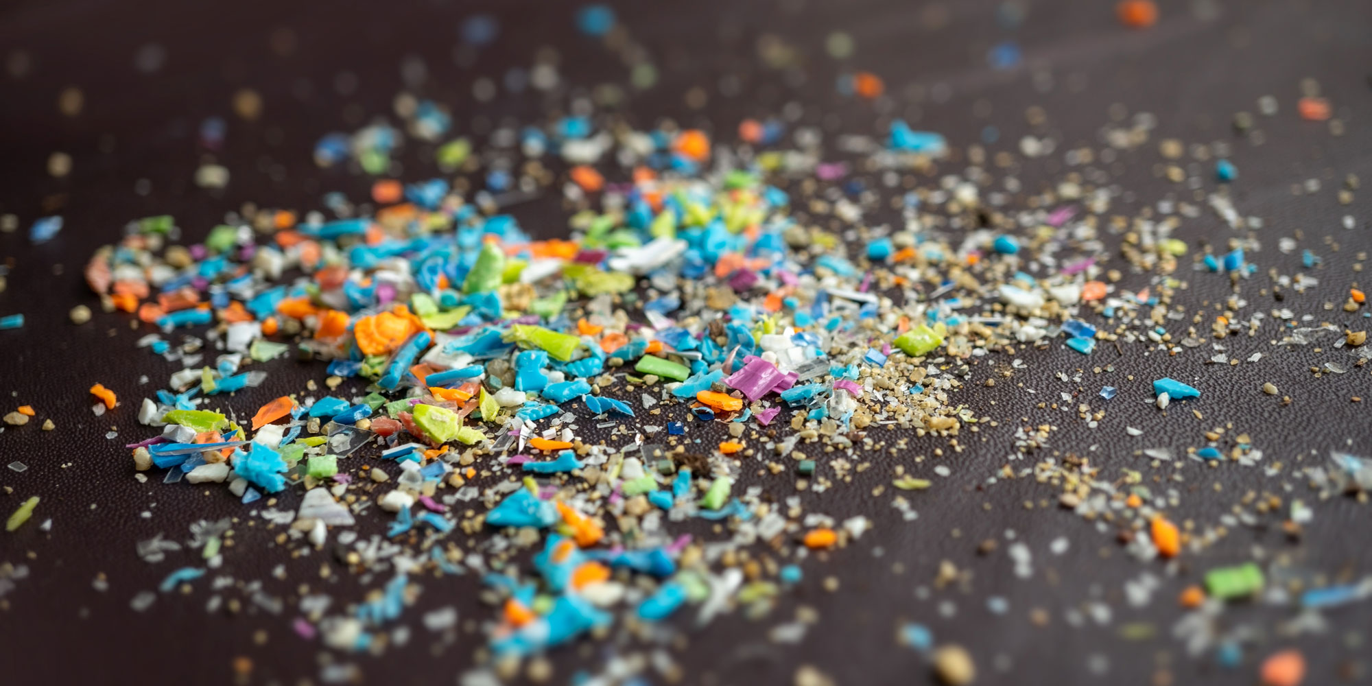 pile of microplastics