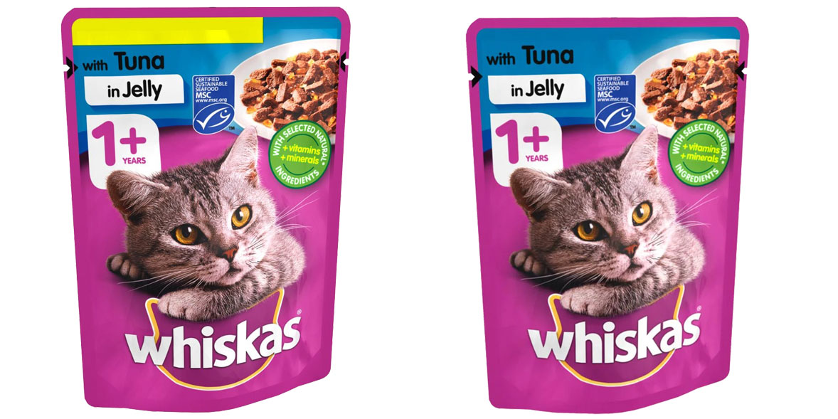 Whiskas cat food shrinkflation