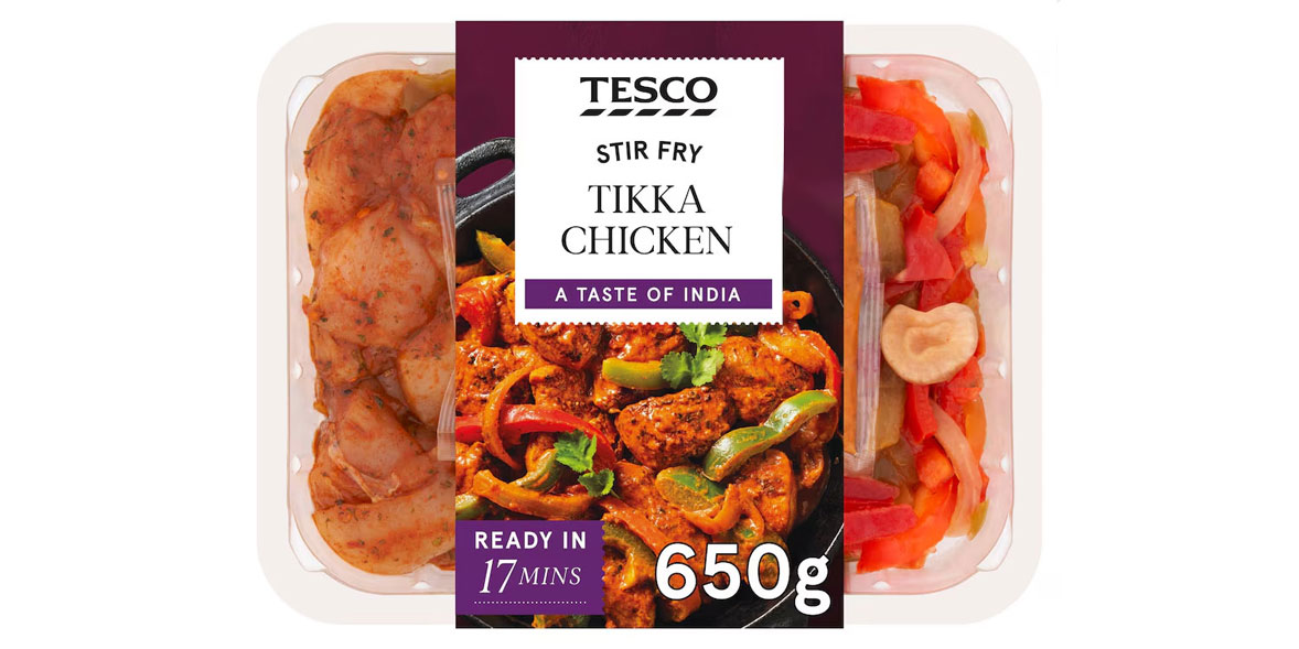 Recalled Tesco Tikka chicken stir fry