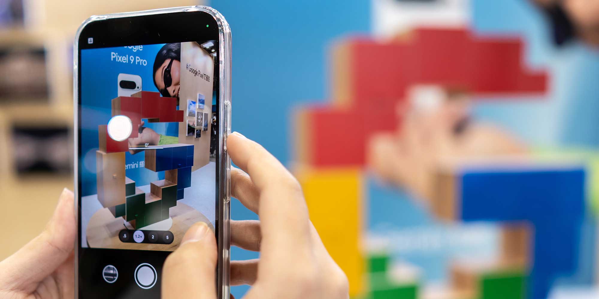 Pixel 9 Pro taking a photo