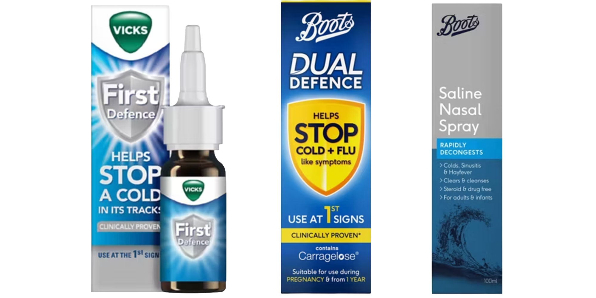 Anti-viral nasal sprays
