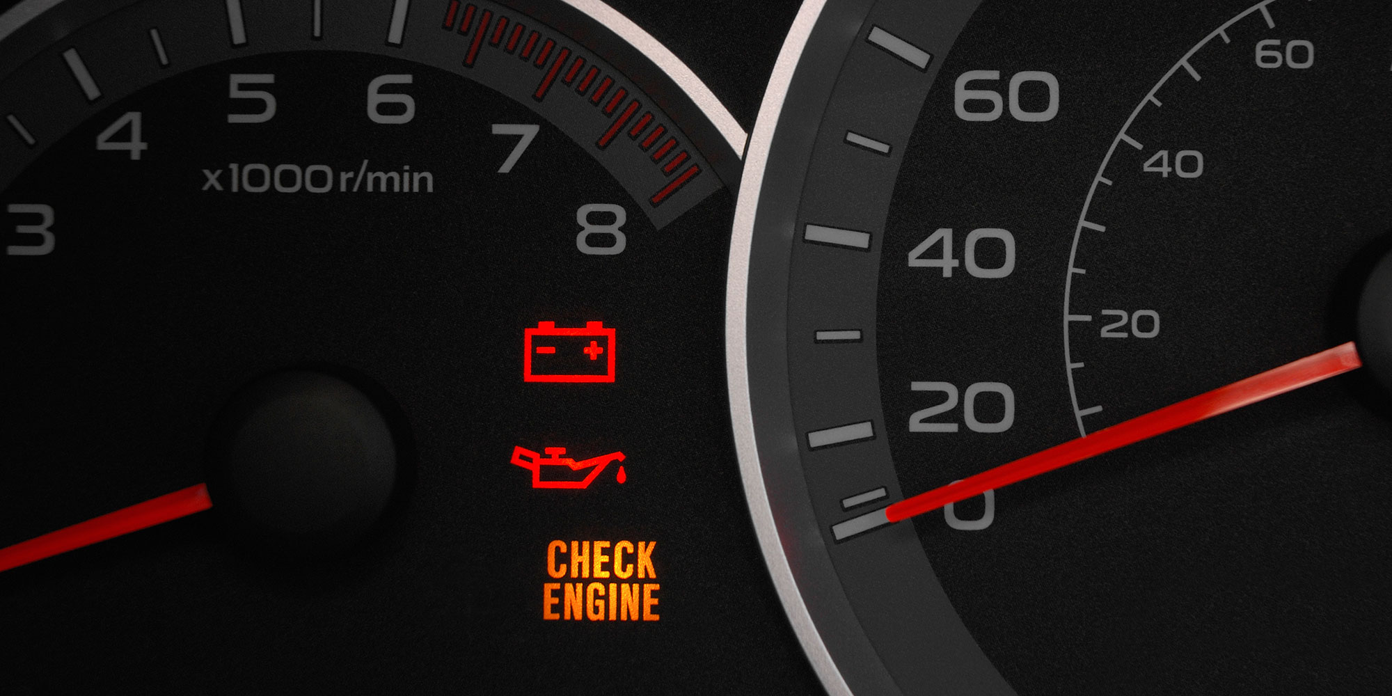 Car dashboard symbols