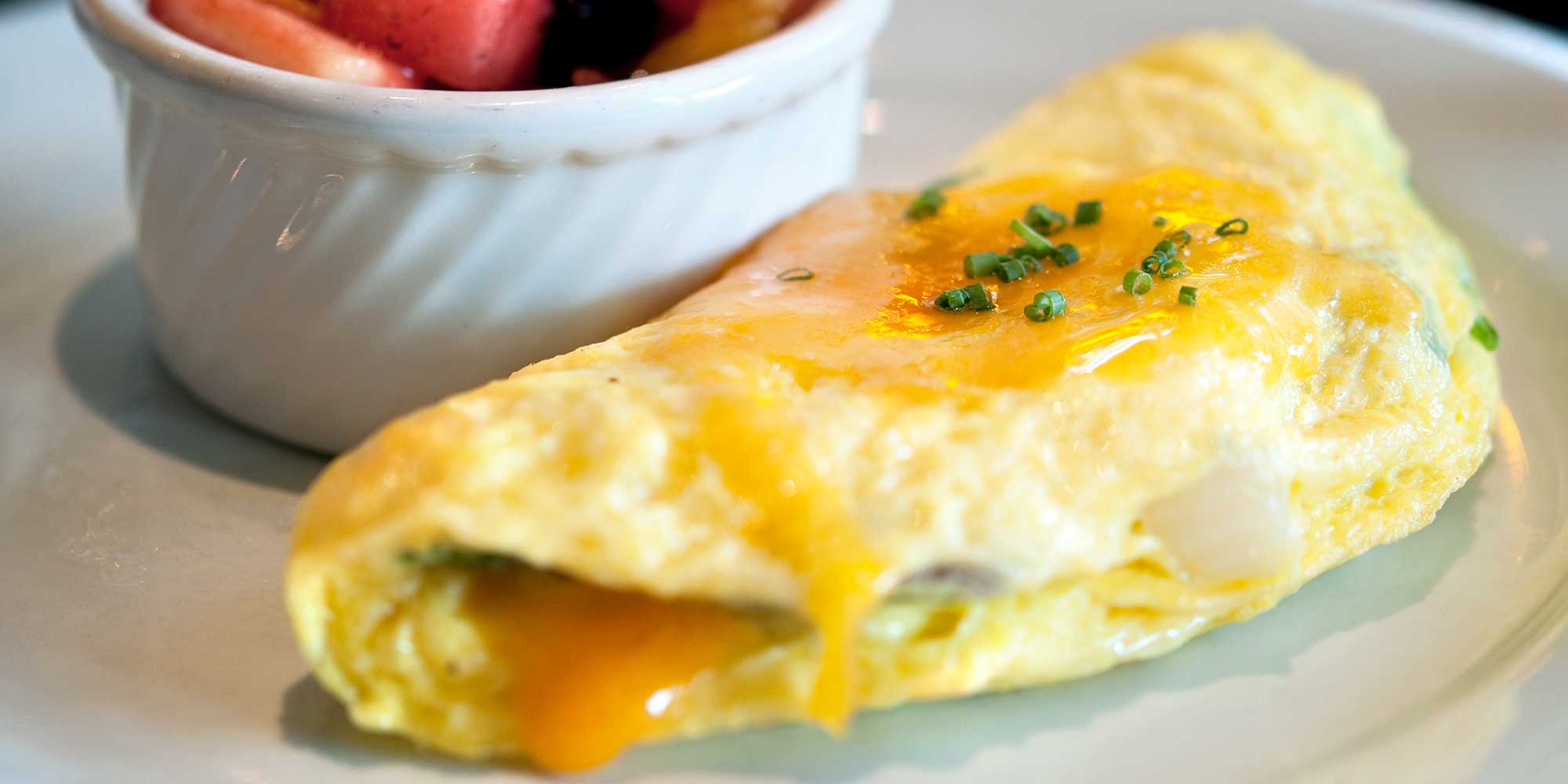 An omelette 