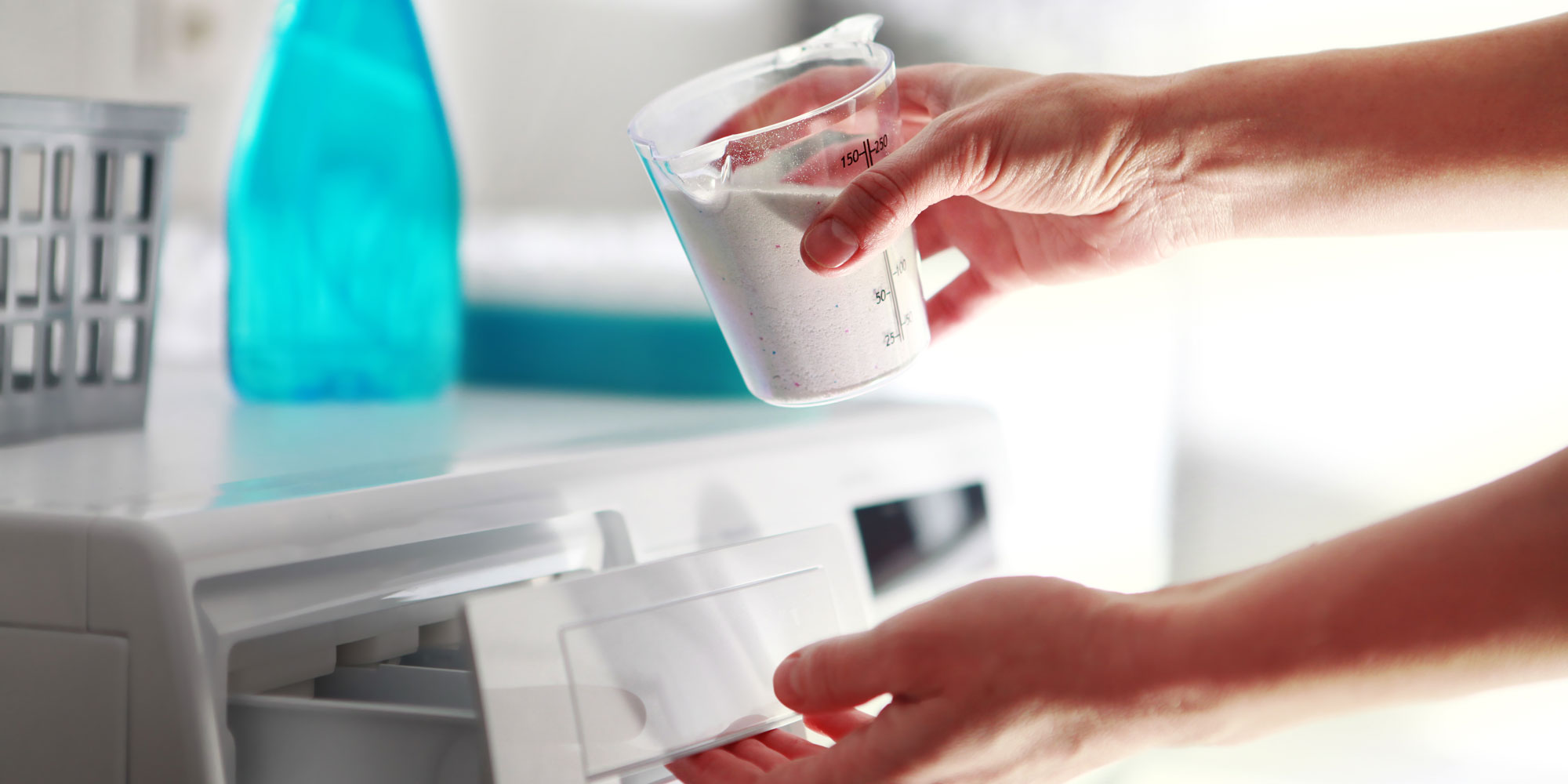 Washing machine drawers