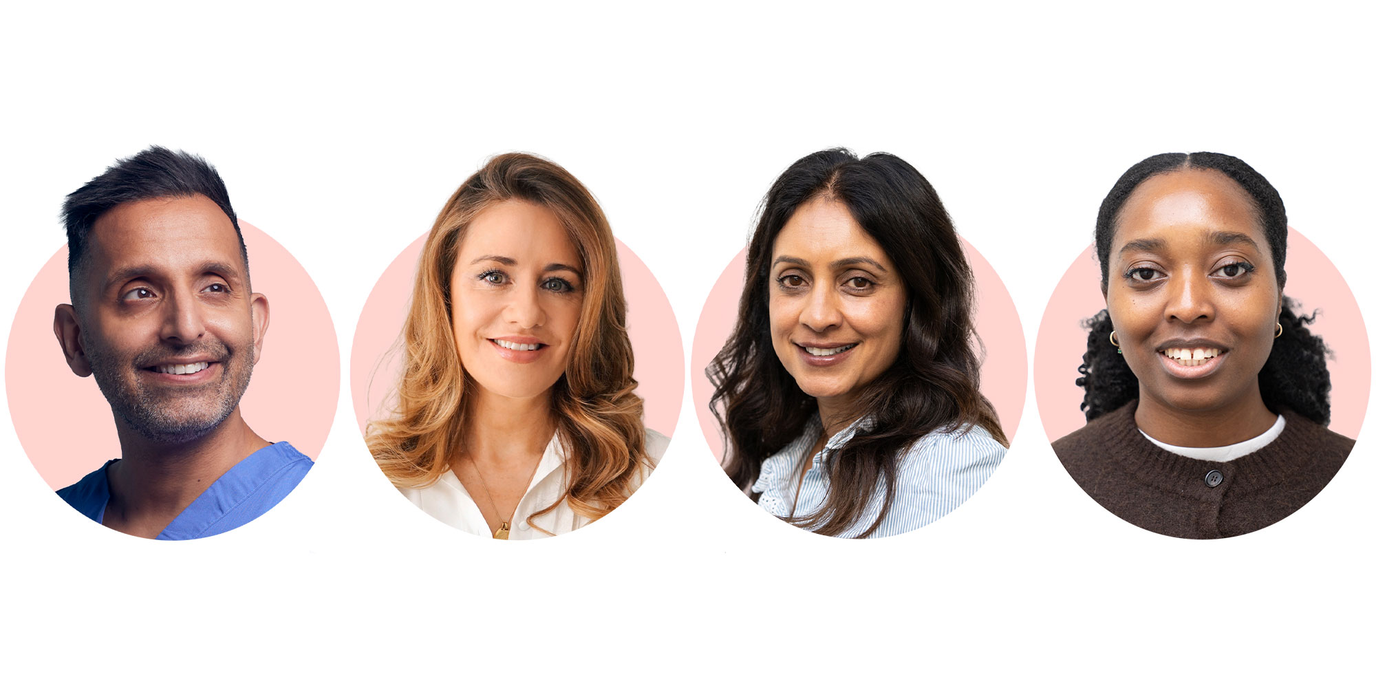 Dr Amir Khan, Dr Emma Wedgeworth, Shefalee Loth, Erica McKoy
