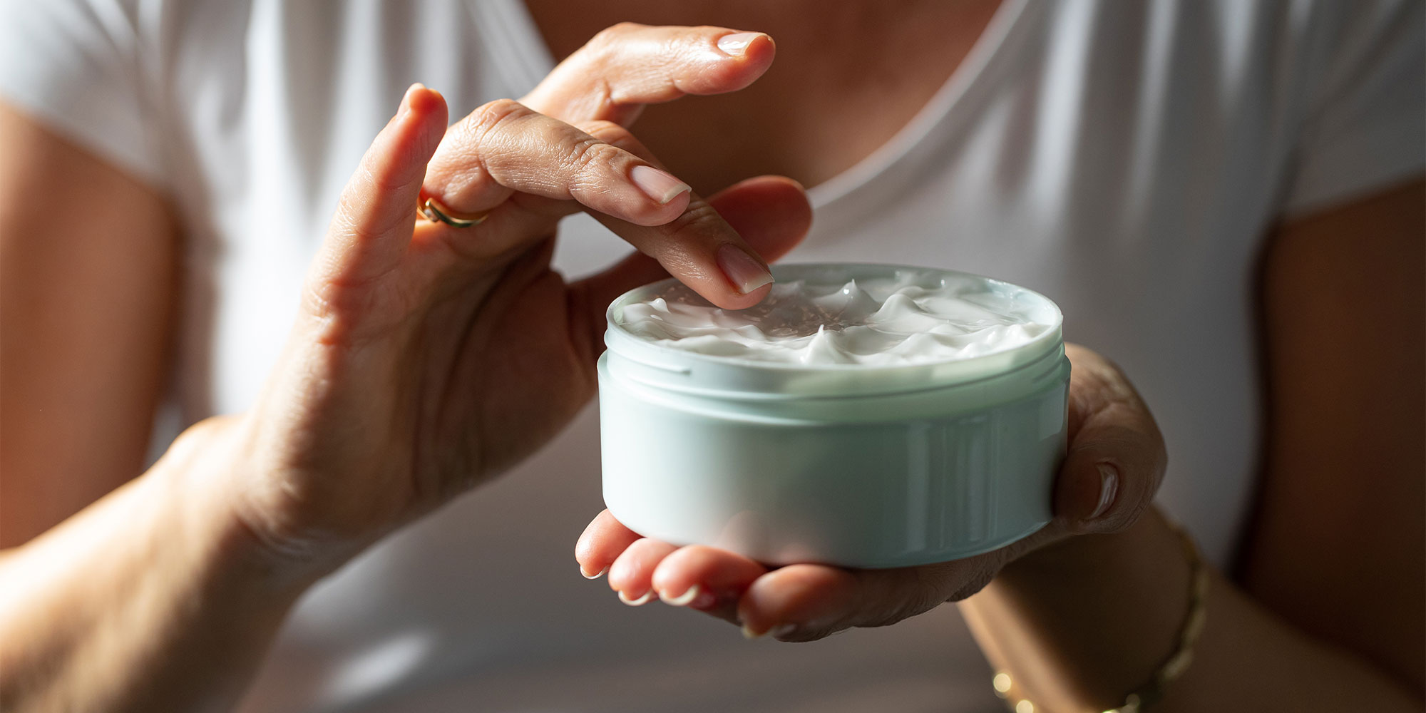 A tub of moisturiser