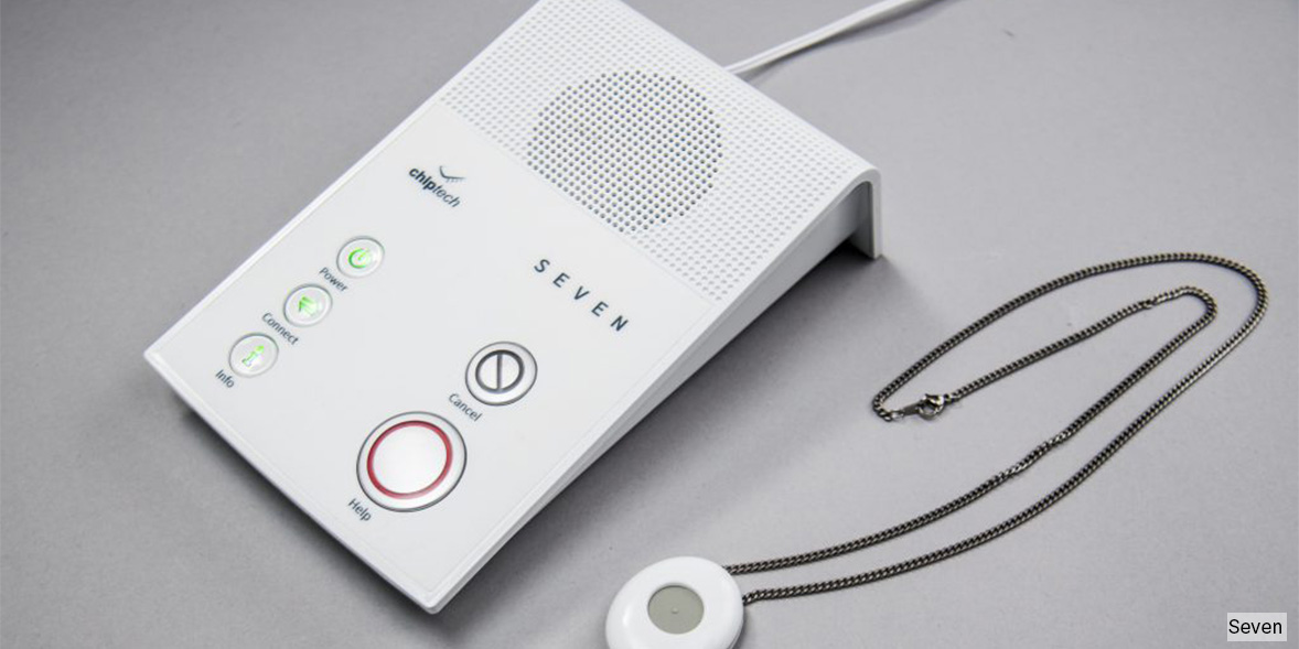 A lifeline alarm pendant and base unit