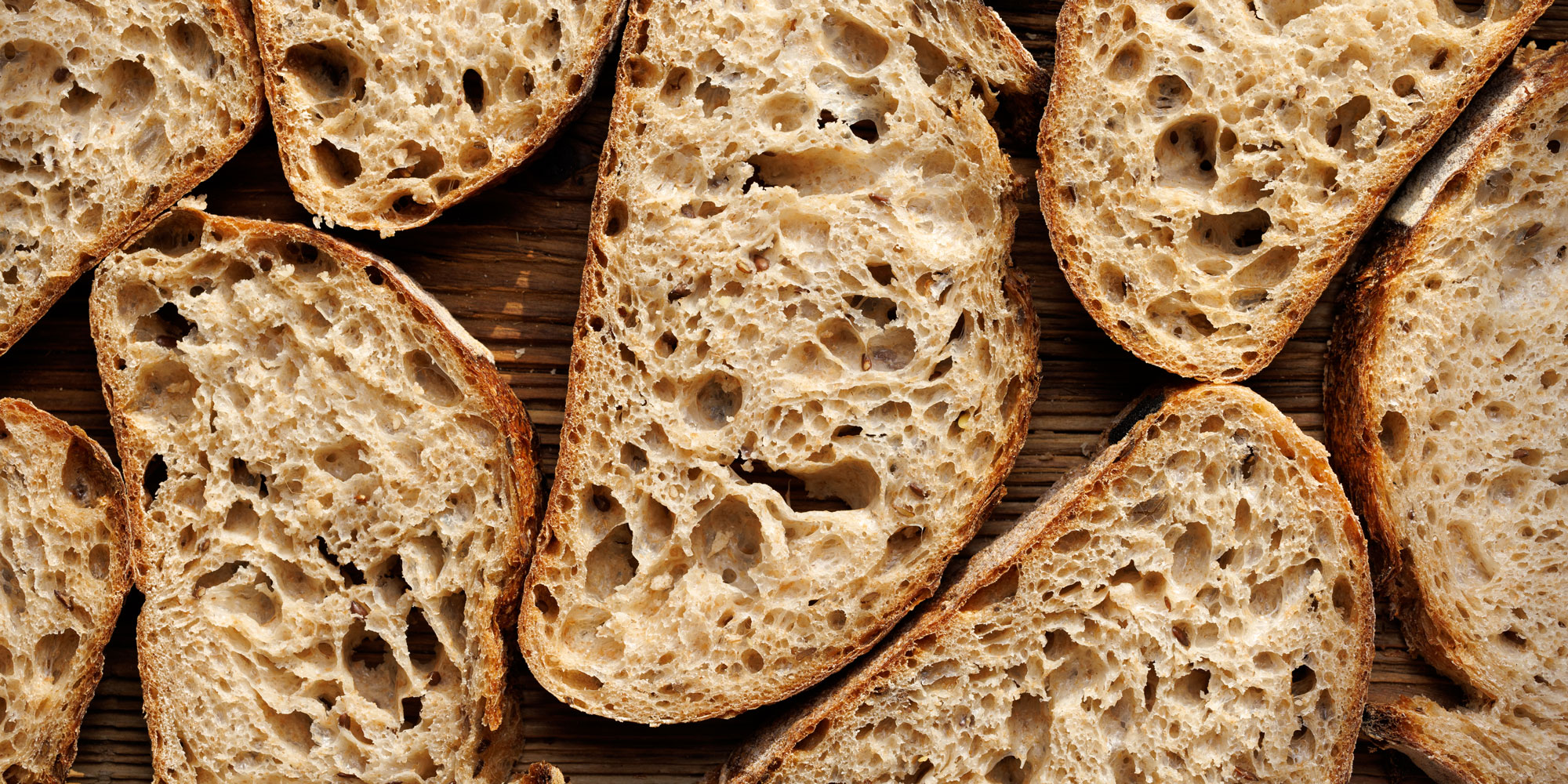 Slices of sourdough bread