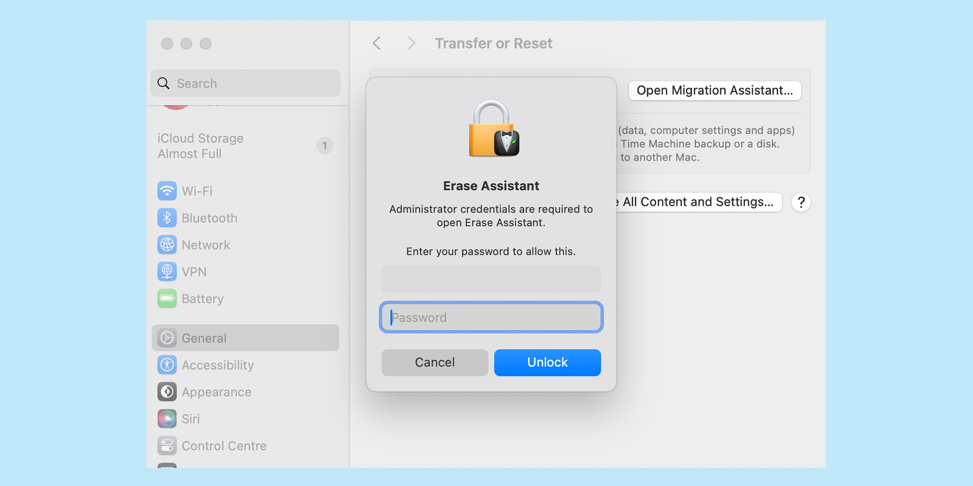 Mac erase screen