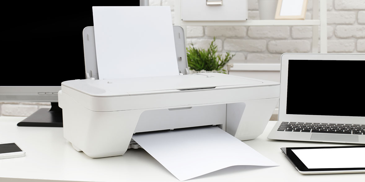 Printer in home office