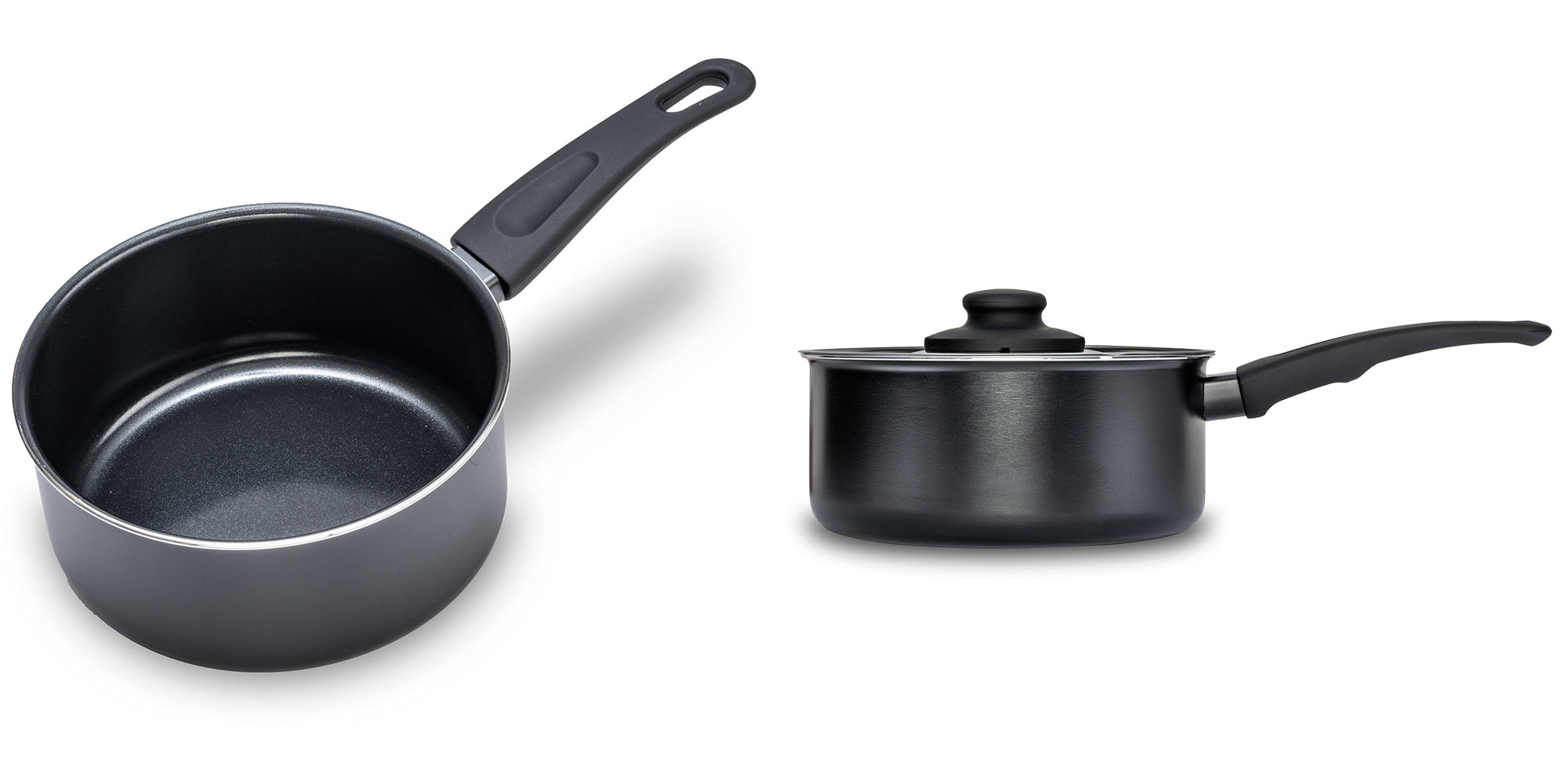 Ikea HEMLAGAD Saucepan with lid non-stick coating black 2l