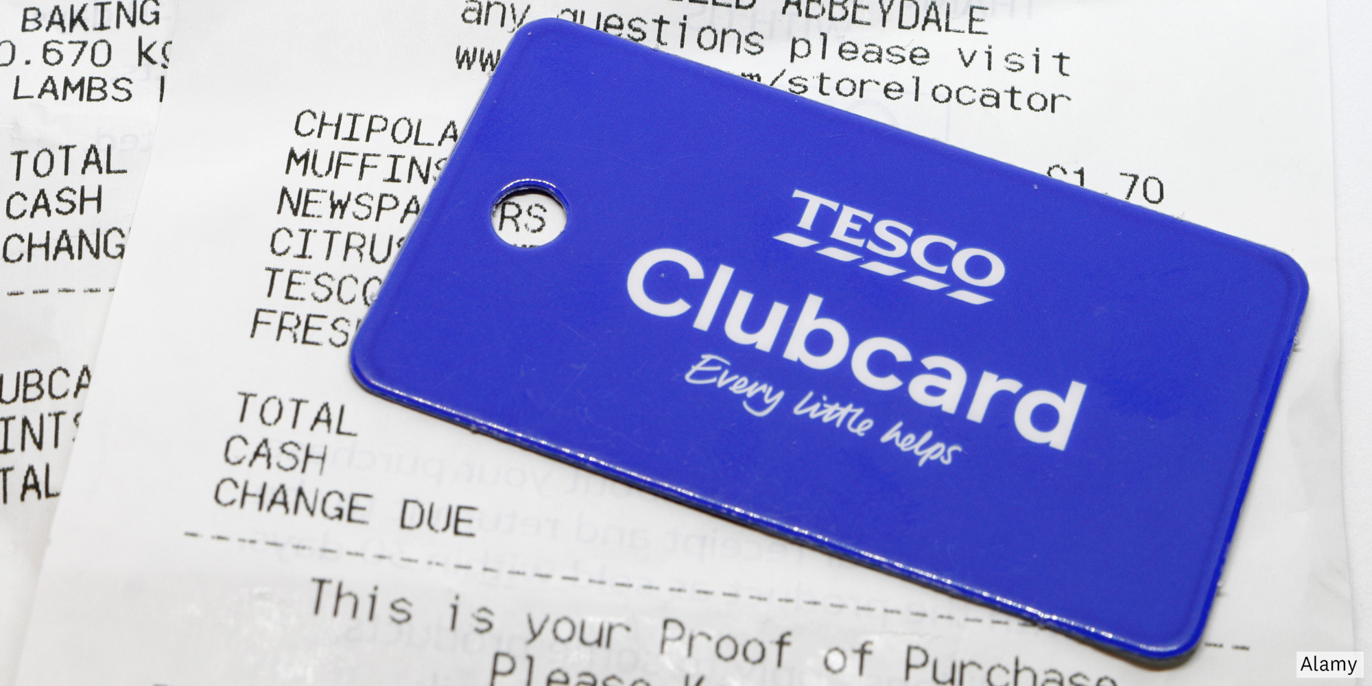a Tesco Clubcard