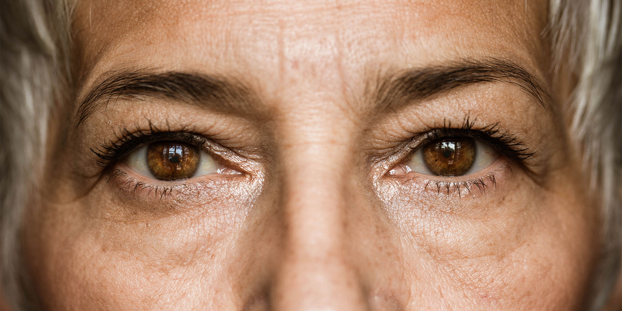Close up of eyes