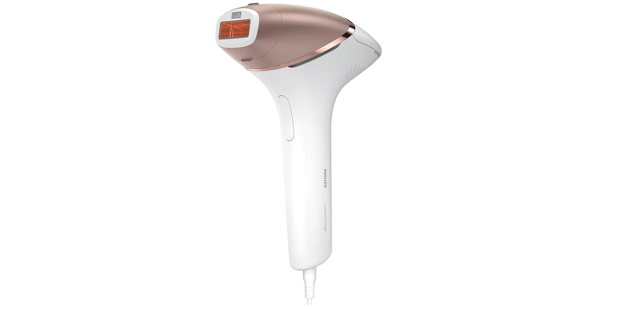 White and pink Philips Lumea Series 8000 BRI945/00 IPL hair removal device