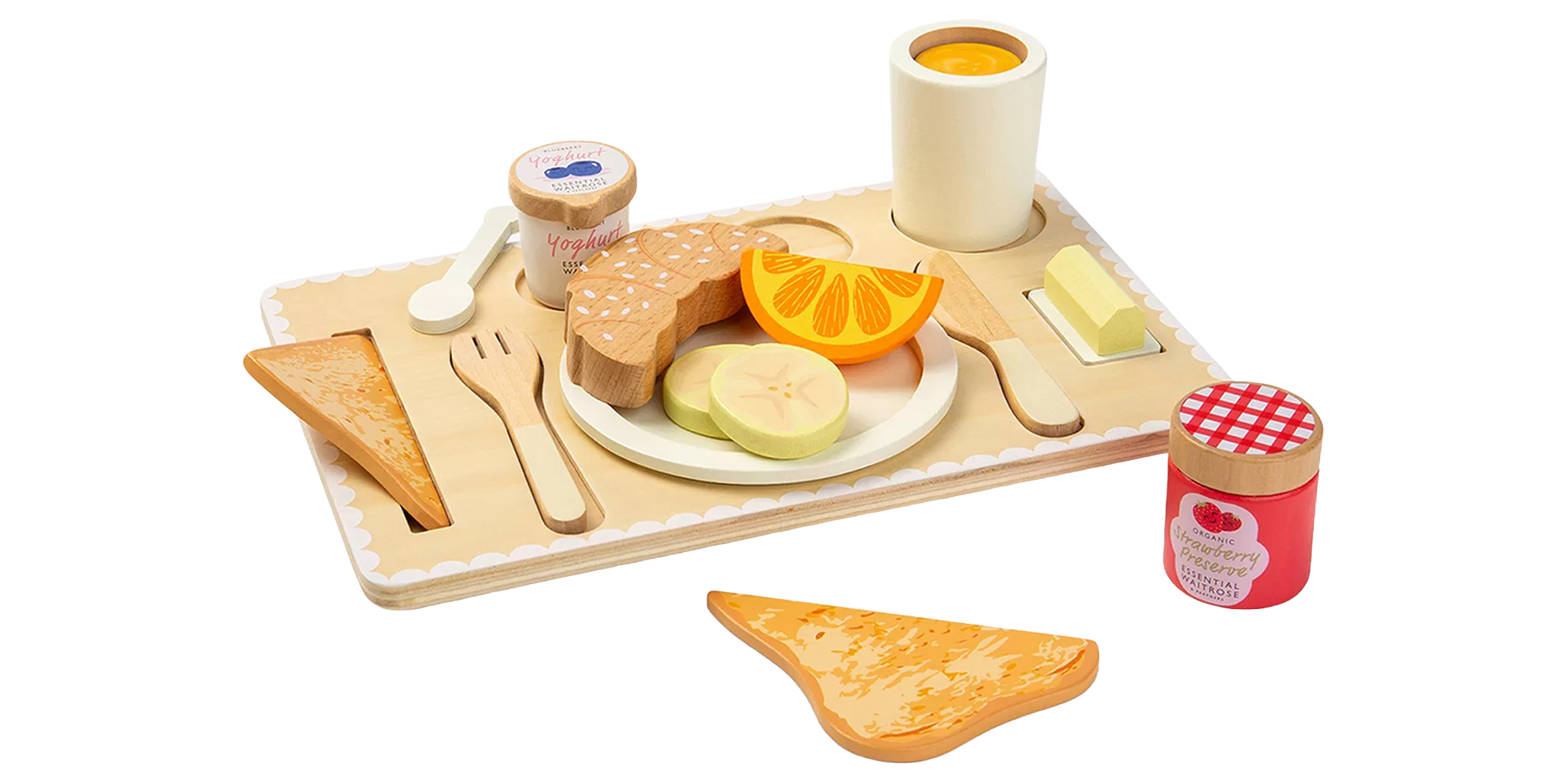 John Lewis Wooden Breakfast in Bed Set