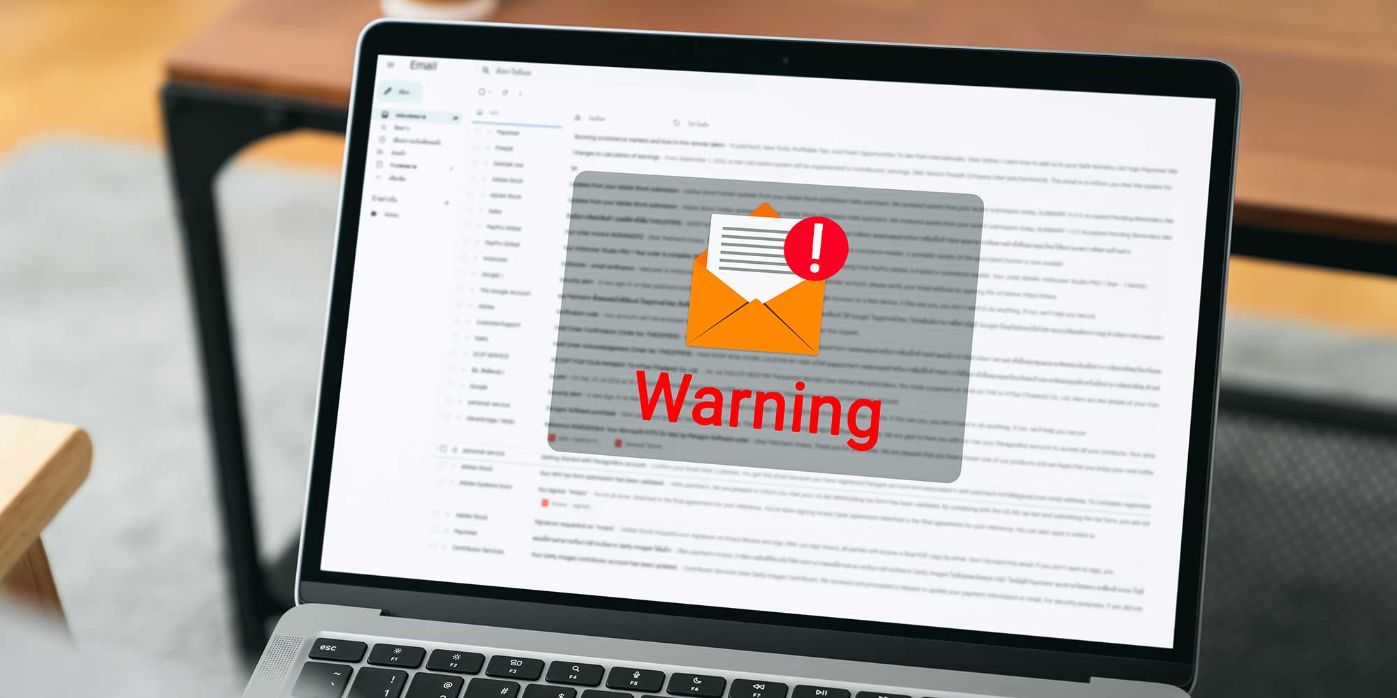 Hacked email inbox