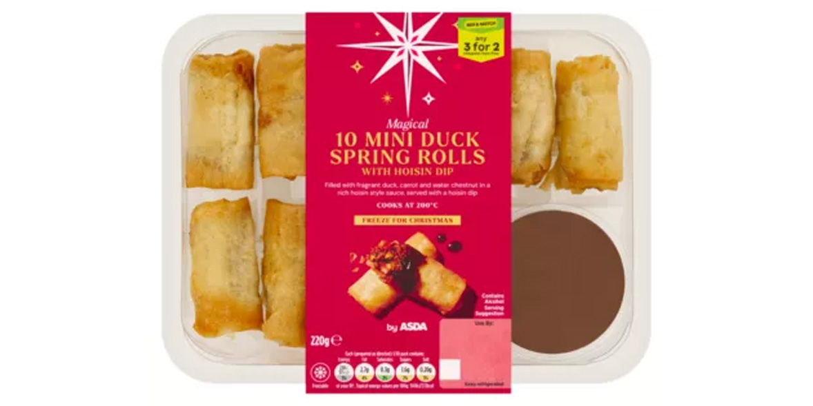 Recalled Asda spring rolls