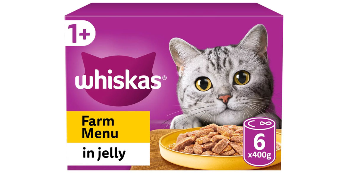 Whiskas cat food box 