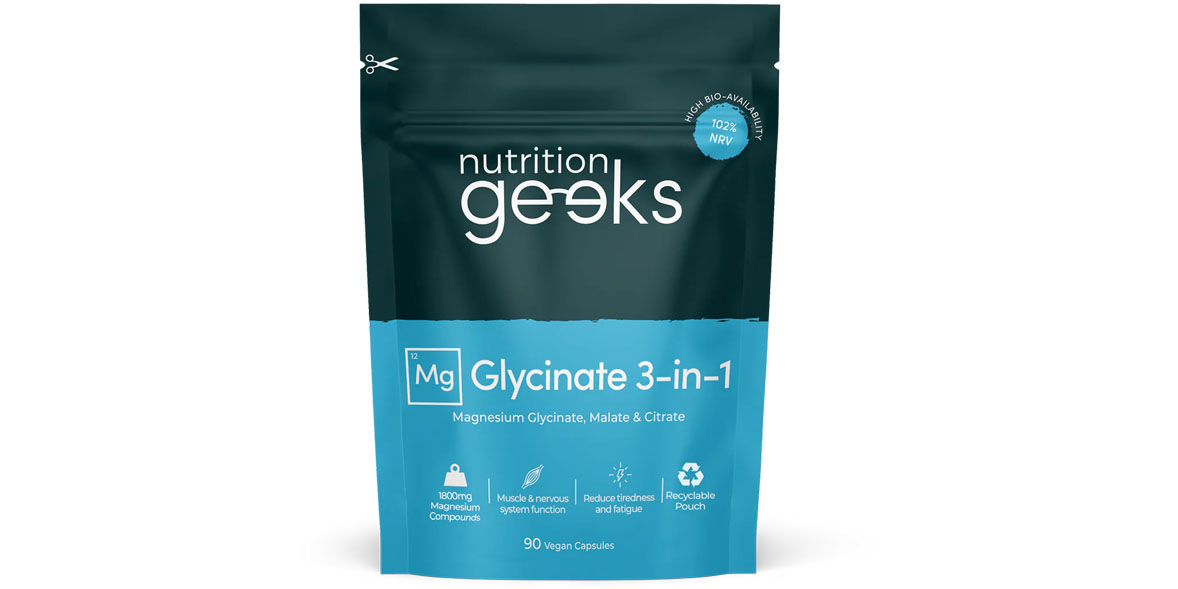 Nutrition Geeks Magnesium Glycinate 3-in-1