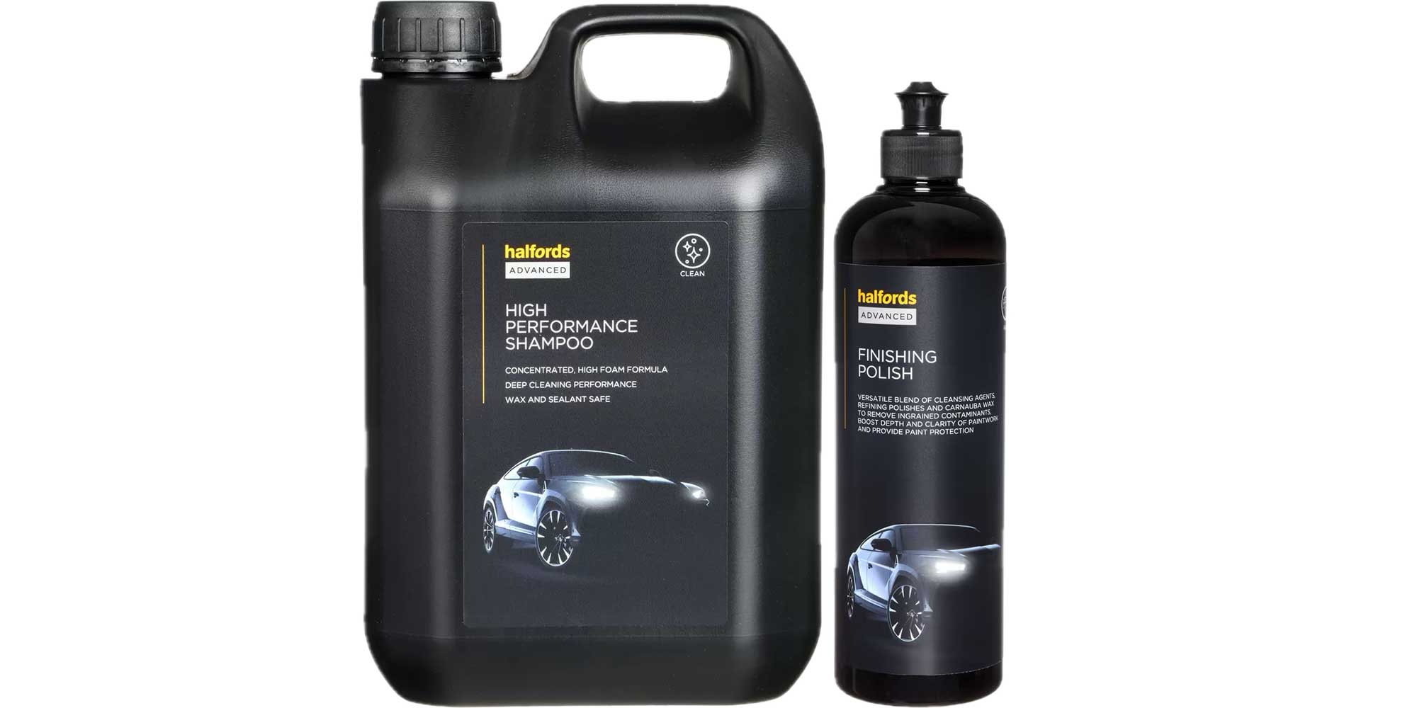 Halfords Advanced shampoo & Advanced Finishing Polish kit