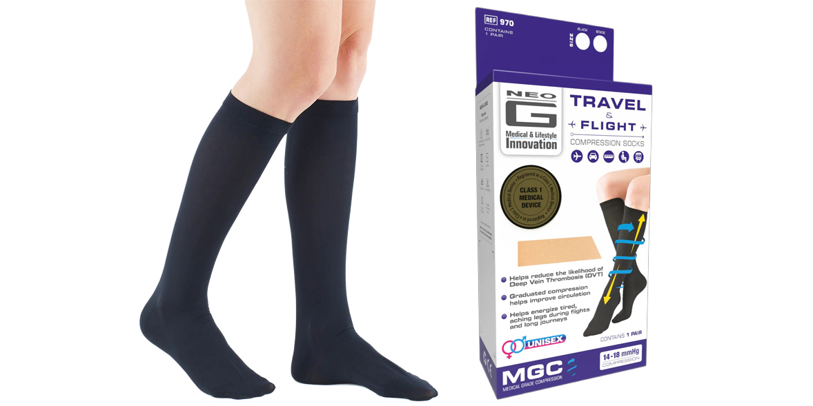 Neo-G Travel and Flight Compression Socks