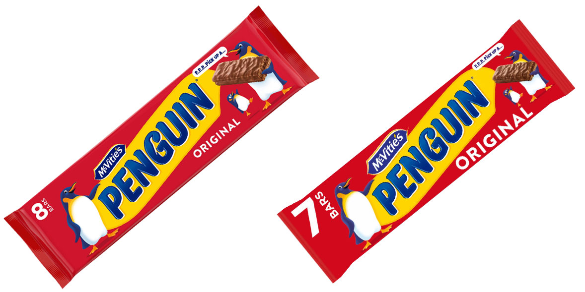 Penguin chocolate shrinkflation