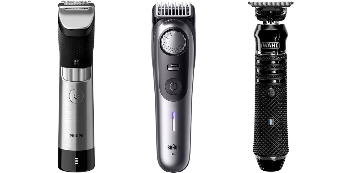 Philips, Braun and Wahl beard trimmers