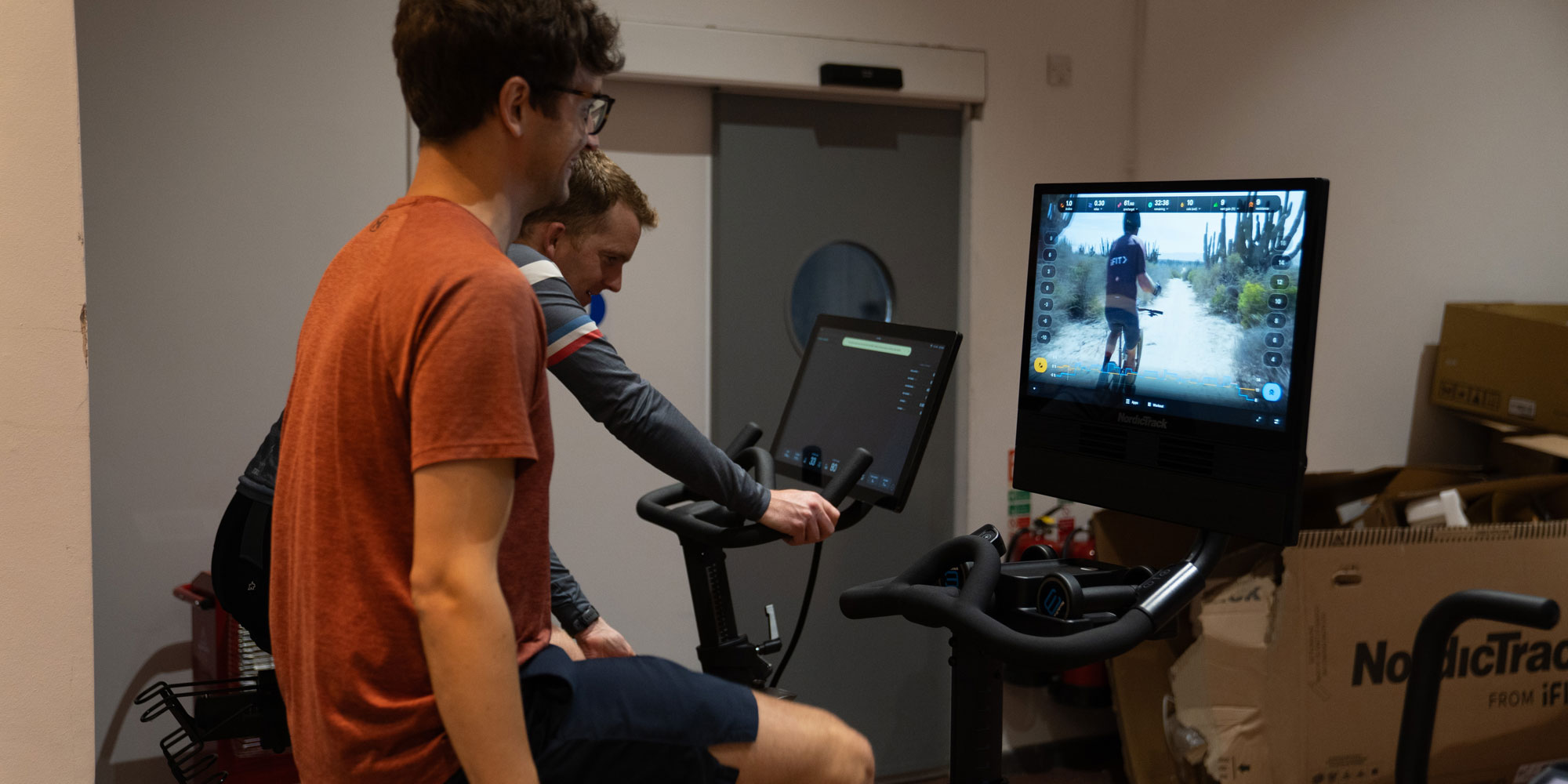 Testing exercise bikes