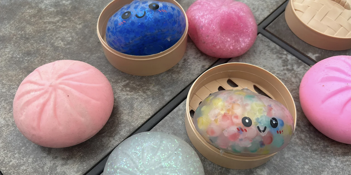 Non RMS-branded Squishy Dumplings may be full of water beads