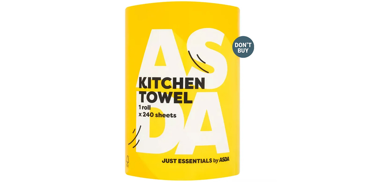 Asda kitchen roll